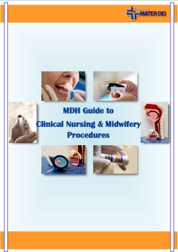MDH Guide to Clinical Nursing & Midwifery Procedures cover