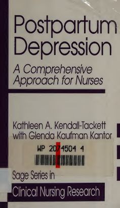 Postpartum depression cover