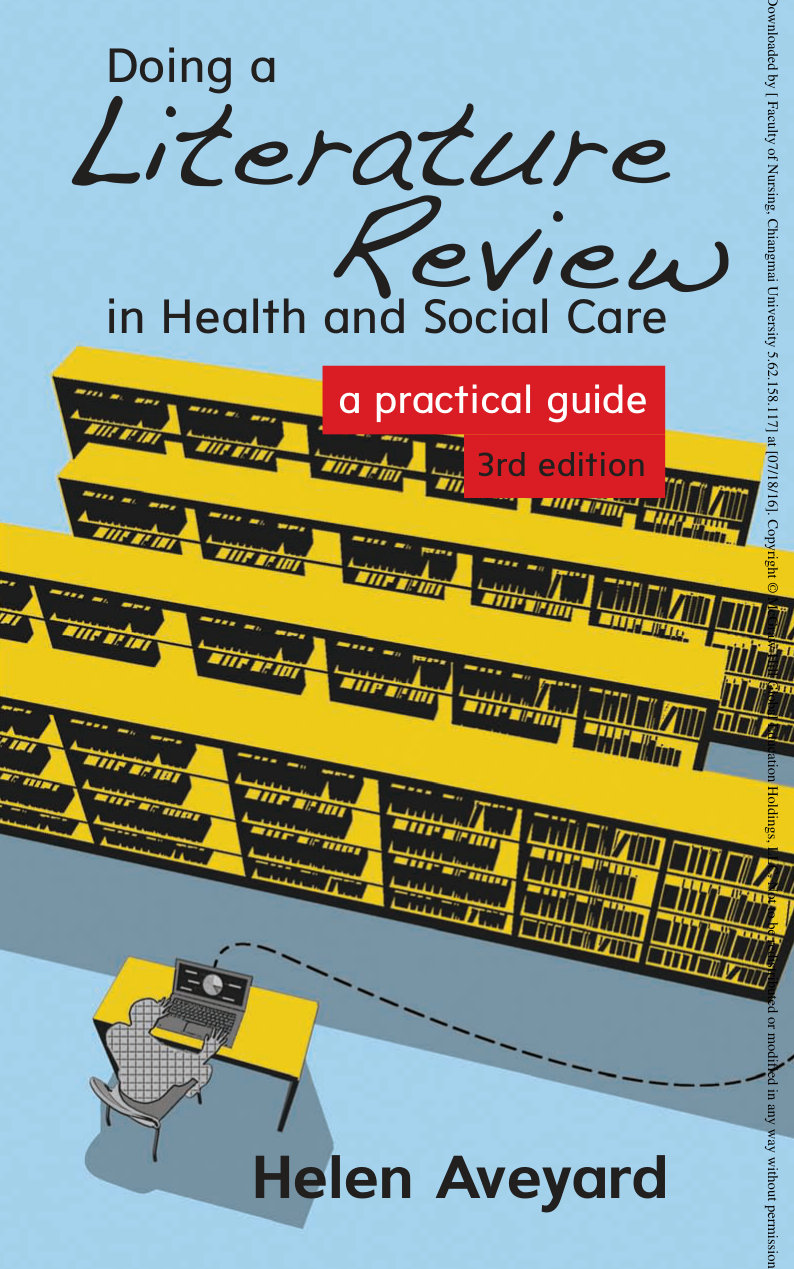 Doing a Literature Review in Health and Social Care cover