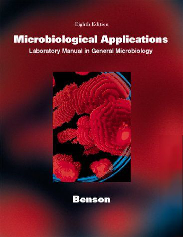 Microbiological Applications Lab Manual cover